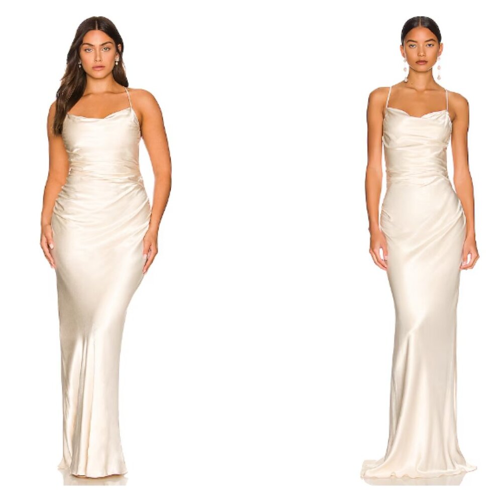 La Lune Lace Back Maxi Dress Shona Joy